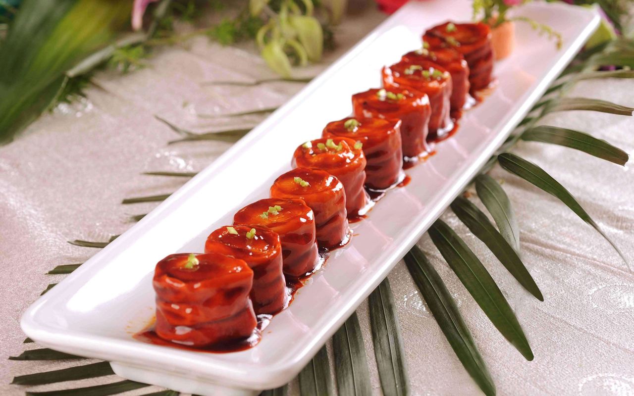 大肠菜图片大全_大肠菜品图片_九转大肠是哪个菜系