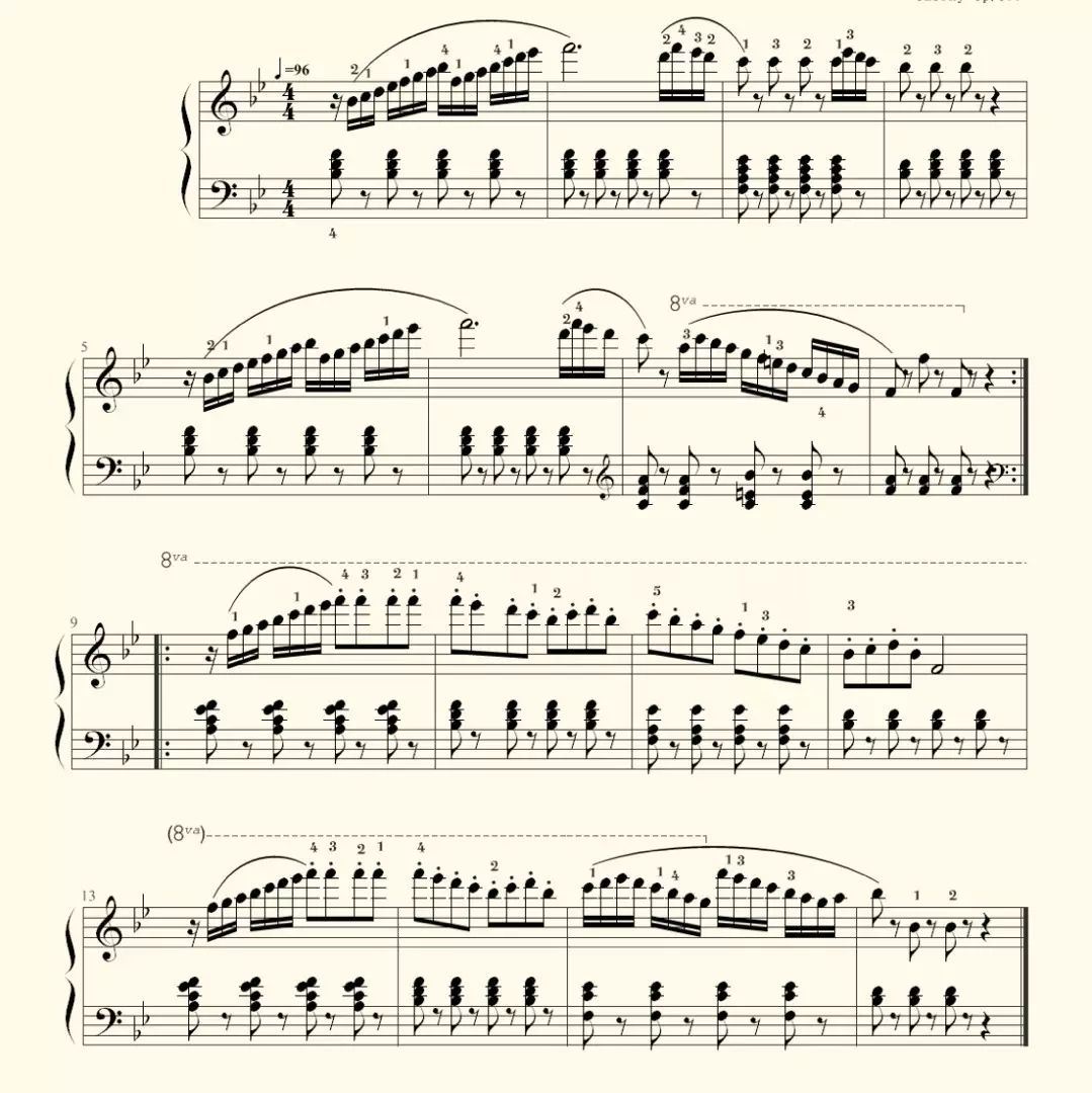 【每日美听】车尔尼599钢琴初步教程第49课(附音频、视频、琴谱外加讲解)(图10) 车尔尼钢琴初步教程599_钢琴书车尔尼599_钢琴车尼尔59916条