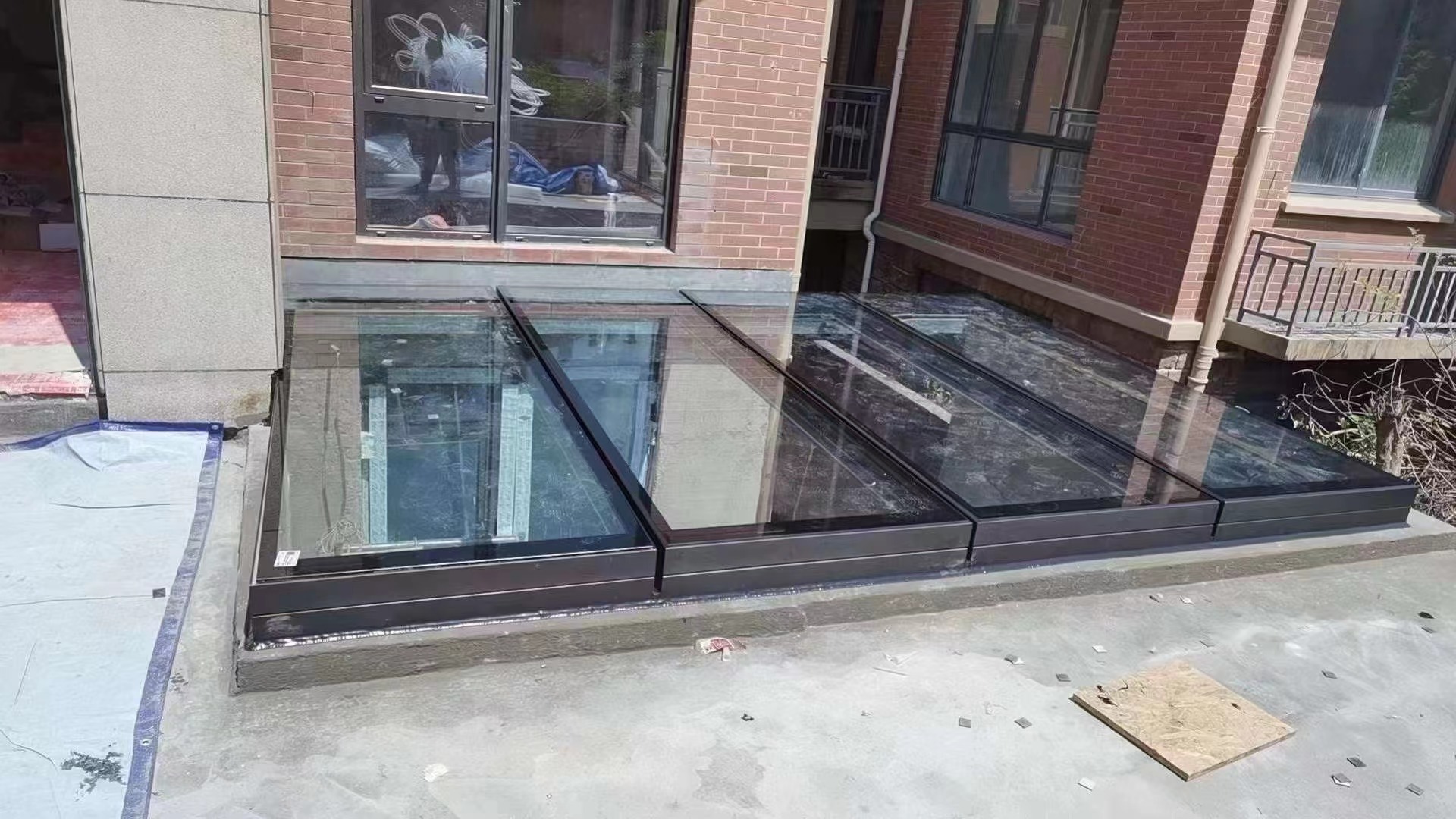 电动智能天窗别墅阳光房斜屋顶阁楼采光井老虎窗铝合金天窗平移(图13)