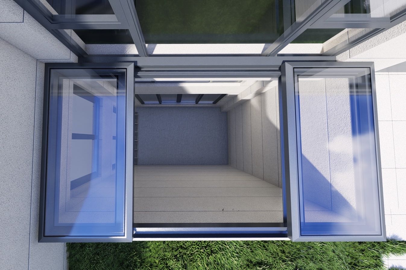 电动智能天窗别墅阳光房斜屋顶阁楼采光井老虎窗铝合金天窗平移(图23)