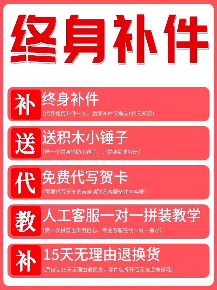 魔童哪吒积木2025新款男孩拼图6到12岁成人版高难度儿童拼装玩具(图1)