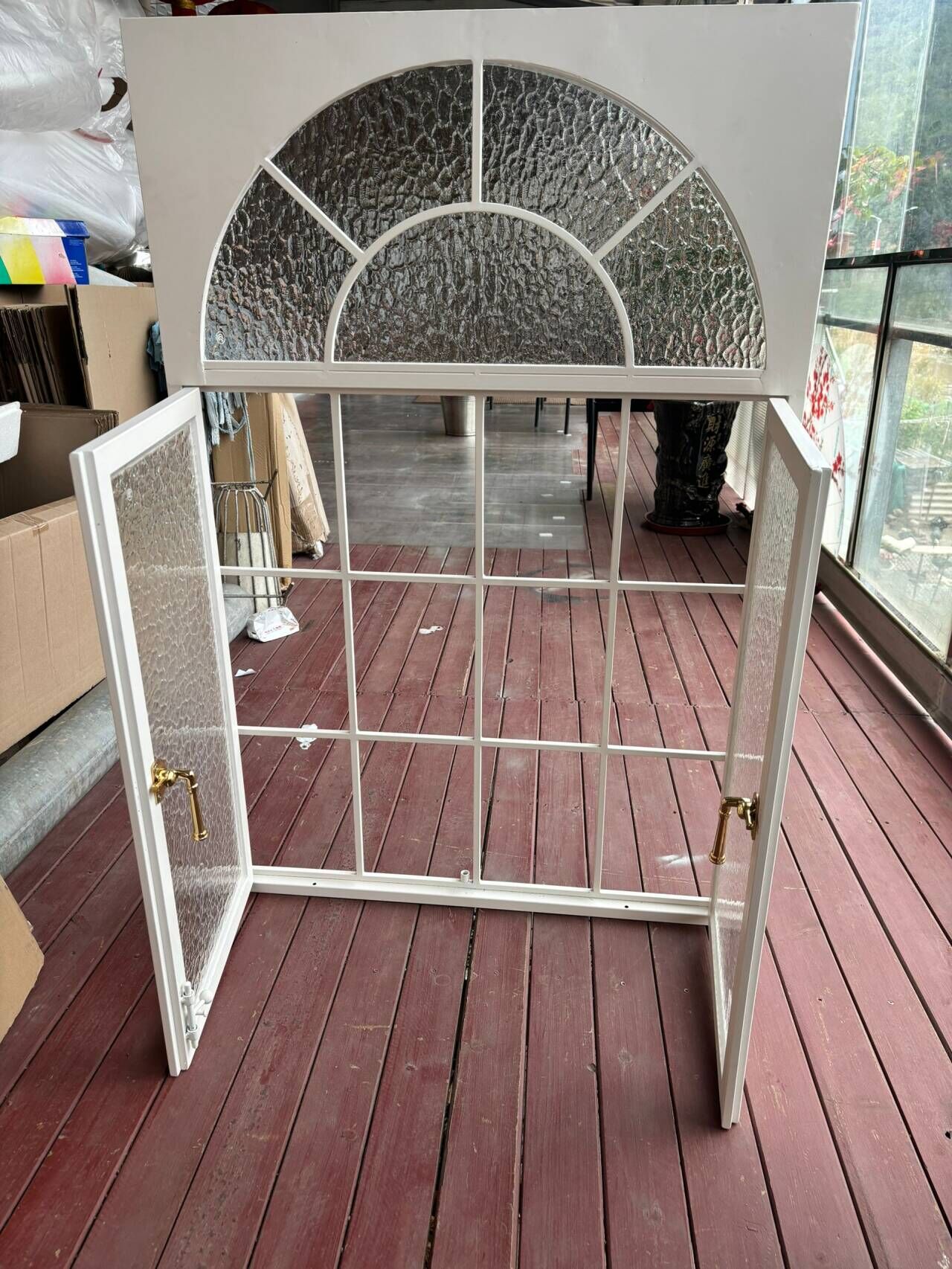 法式窗户塑钢窗户室内窗户三层隔音玻璃窗户铁窗卧室窗户内窗白色(图10)