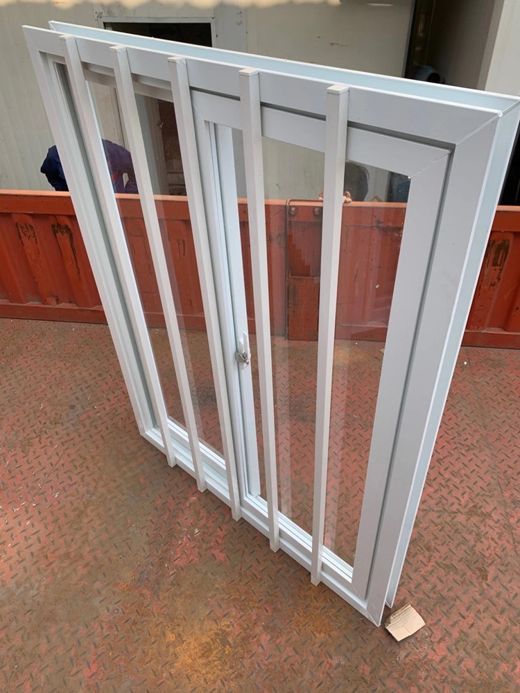 塑钢窗集装箱活动房塑钢防盗窗快拼箱窗拼装箱彩钢板塑钢窗配件(图3)