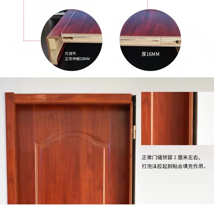 室内门卧室门套装门房间门实木复合门免漆门生态门出租工程门现货(图7)
