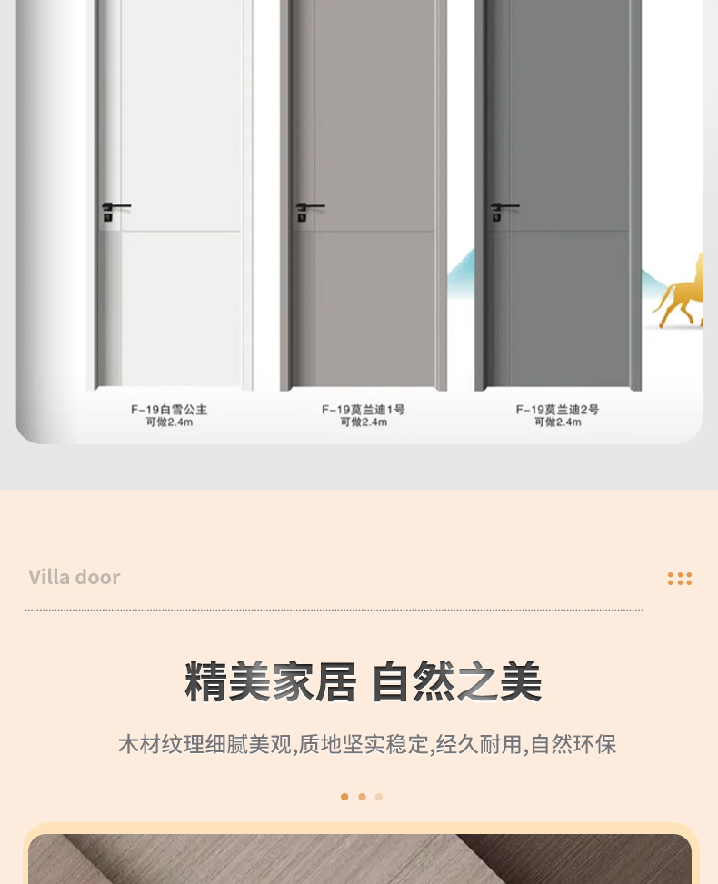 室内门烤漆门 卧室门套装门 室内门 实木烤漆门 卧室门木门(图9)