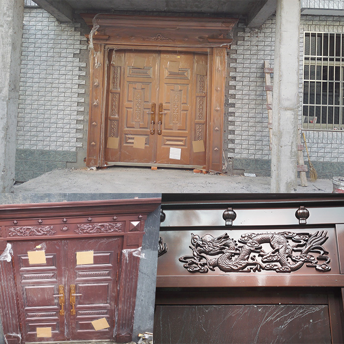 家家发非标门十大品牌定制锌铁合金别墅立体们家居防盗一平方价格(图2)