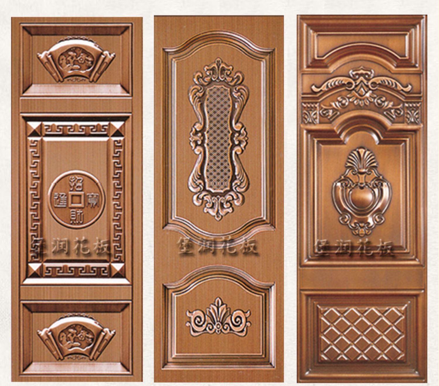 304不锈钢门防盗门进户门对开门罗马柱大门农村大门阳台门庭院门(图27)