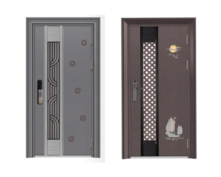 不锈钢防盗门入户门推拉式通风门中门304韩式进户门子母甲级门平(图22)