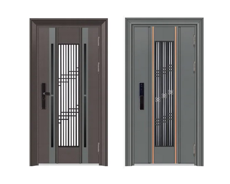 不锈钢防盗门入户门推拉式通风门中门304韩式进户门子母甲级门平(图20)