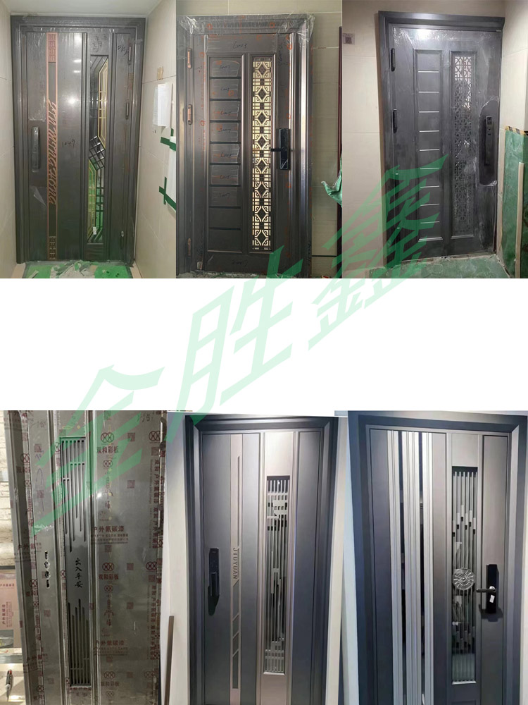 不锈钢防盗门入户门推拉式通风门中门304韩式进户门子母甲级门平(图26)