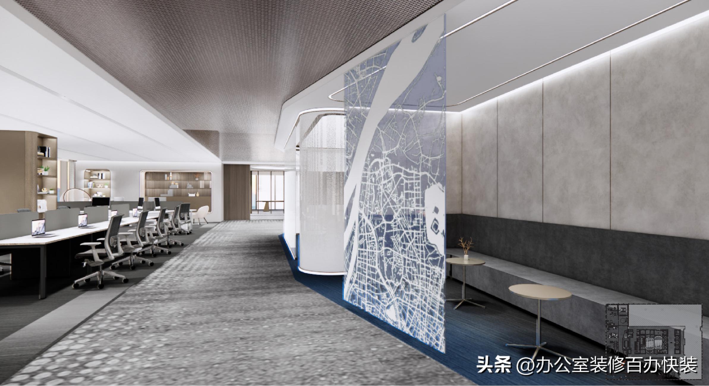 办公装修室艺术设计方案_办公装修室艺术设计图片_艺术办公室装修设计