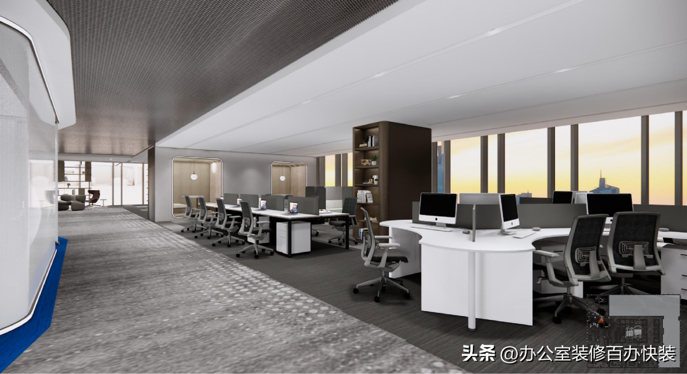 艺术办公室装修设计_办公装修室艺术设计图片_办公装修室艺术设计方案