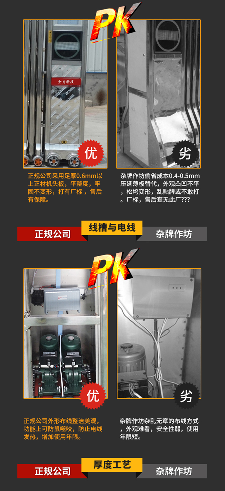 郑州不锈钢电动伸缩门电动大门学校工地工厂小区遥控自动伸缩门(图13)