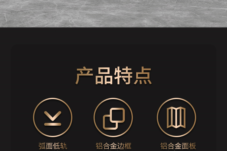 铝合金折叠门推拉门隐形隔热空调房隔断门厨房卫生间卧室门防盗锁(图7)