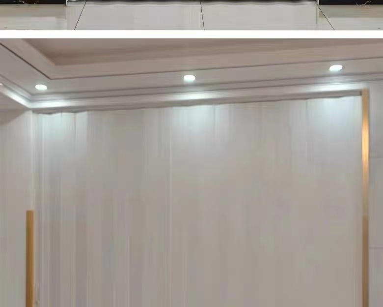 PVC折叠门免打孔开放式厨房燃气验收临时门简易推拉门商铺隔断门(图27)