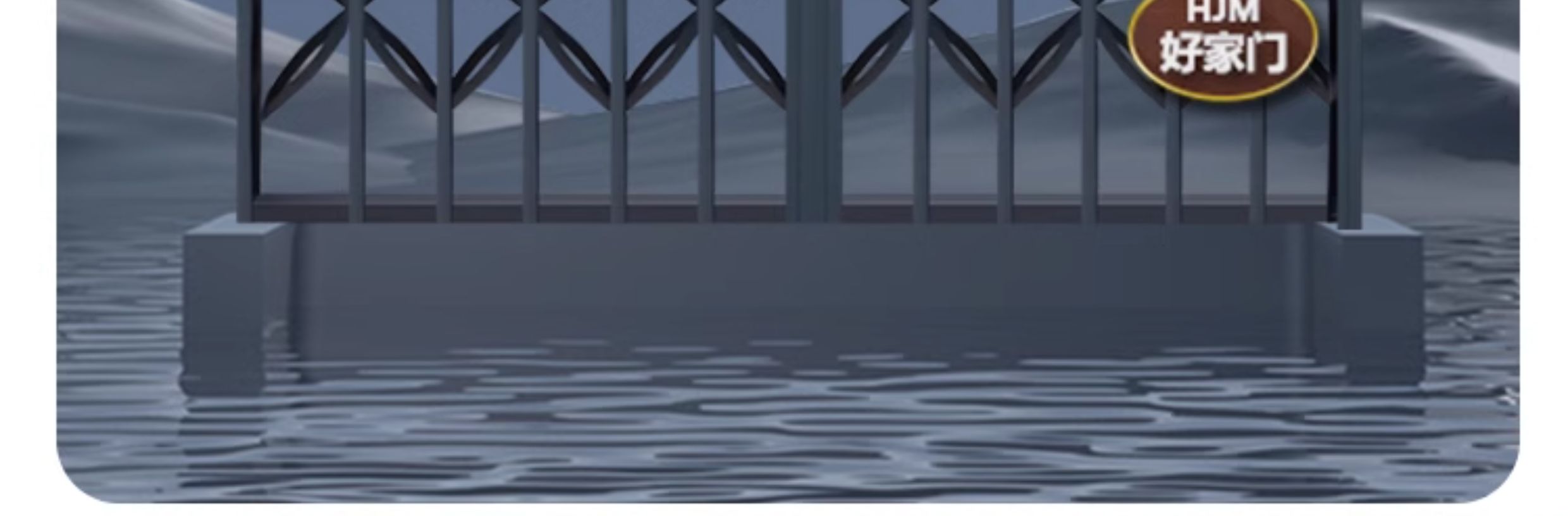 不锈钢伸缩拉闸门防盗推拉门阳台折叠门宿舍家用铁闸门格栅通风门(图4)