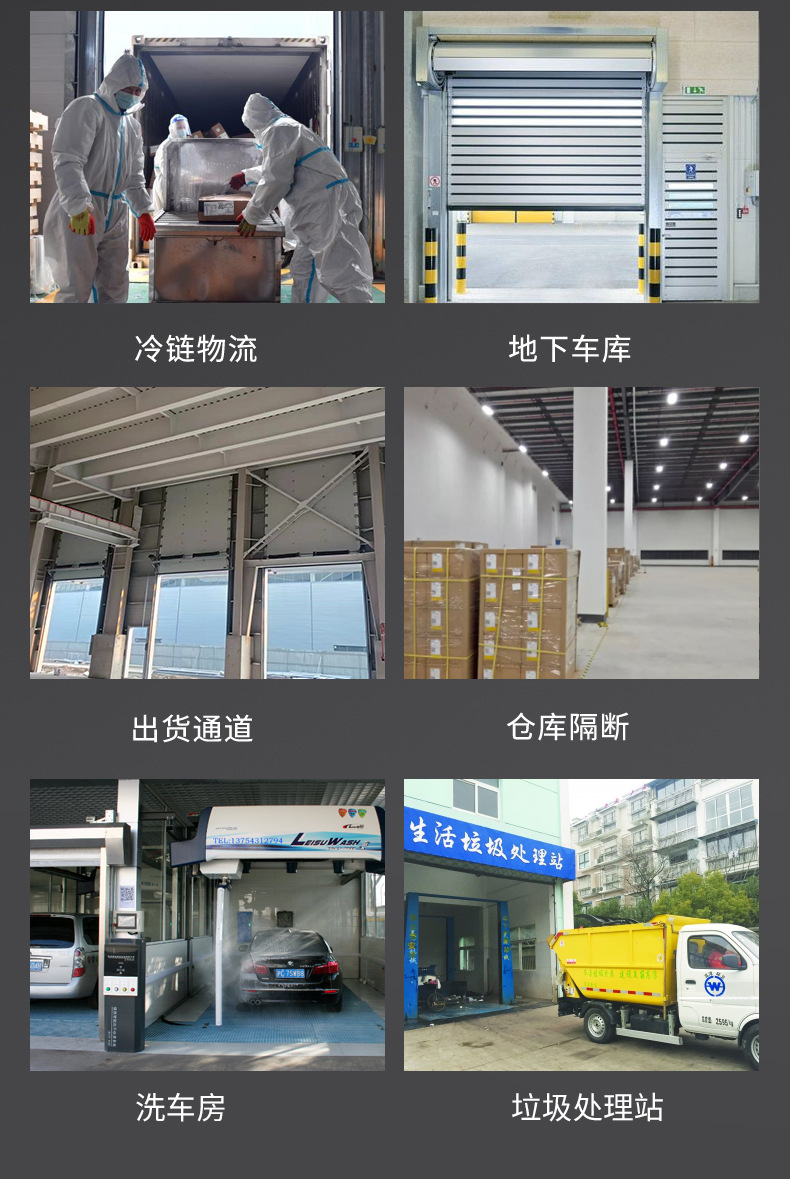 工业提升门工业滑升门钢制提升门钢制滑升门快速卷帘门工业堆积门(图7)