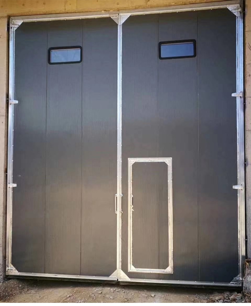 重型门保温自动彩钢门岩棉仓库门彩钢仓库工业平开门厂房平移门(图10)