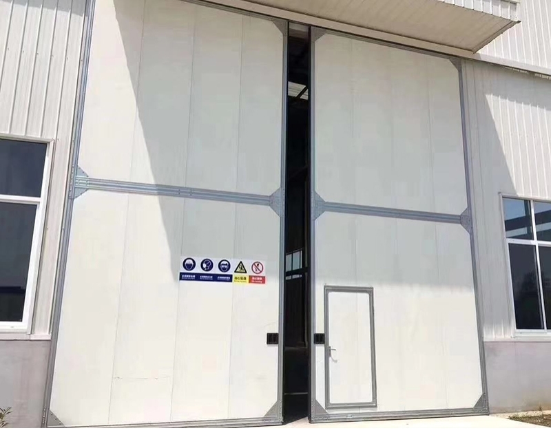 重型门保温自动彩钢门岩棉仓库门彩钢仓库工业平开门厂房平移门(图11)