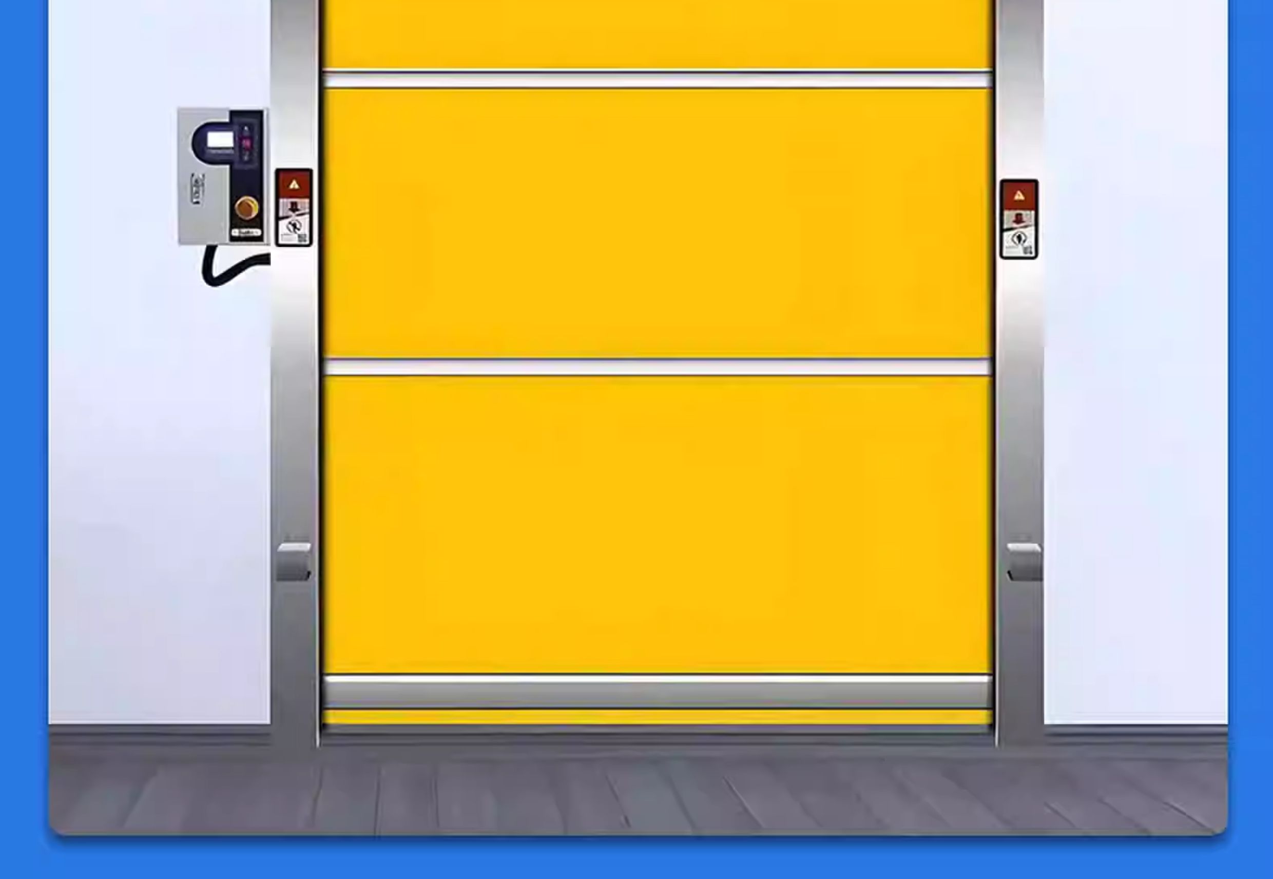 快速卷帘门pvc电动门卷闸门工车间厂工业提升自动感应升降快速门(图21)