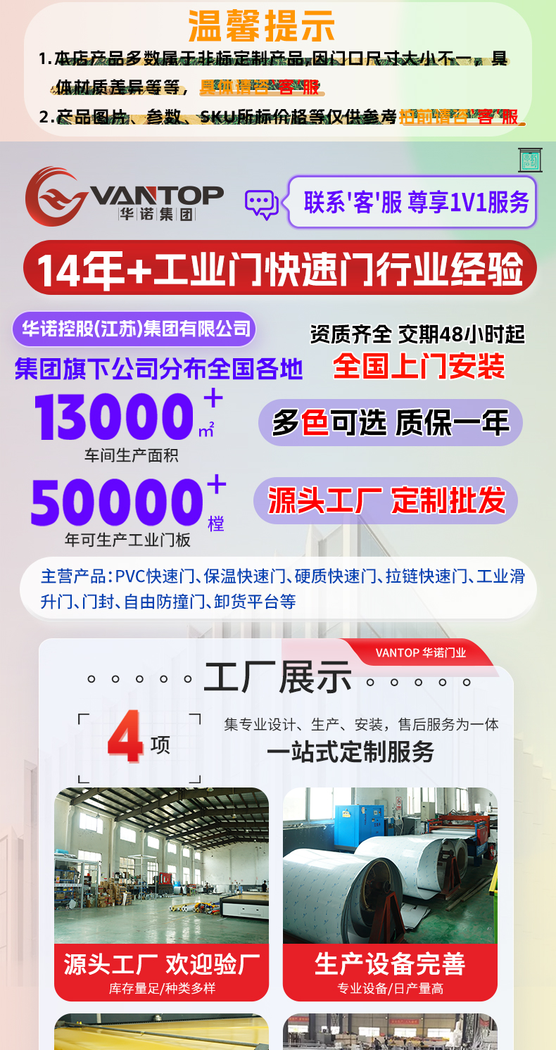 车库提升门厂房仓储车间工业翻版门消防车库自动感应升降滑升门(图1)