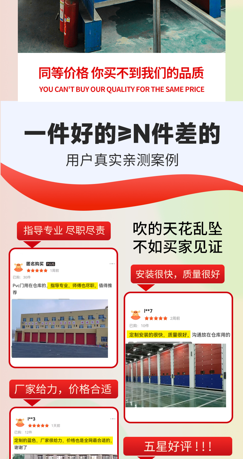 车库提升门厂房仓储车间工业翻版门消防车库自动感应升降滑升门(图5)