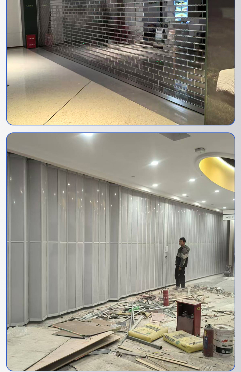 泉州周边安装电动卷帘门遥控升降快速门工厂滑升门商铺水晶卷闸门(图10)