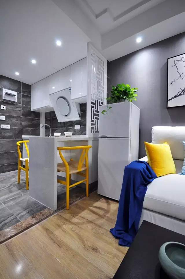 单身户型平面图_户型图公寓单间_50平方单身公寓户型图