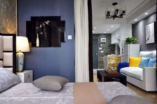 50平方单身公寓户型图_户型图公寓单间_单身户型平面图