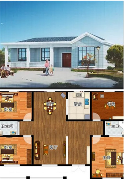 农村五万内一层自建房设计图_农村自建房150平米设计_楼房装修图片大全农村