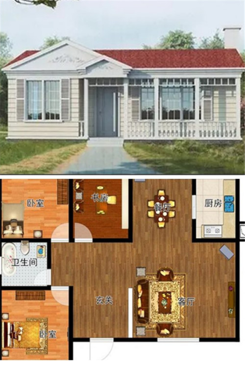 楼房装修图片大全农村_农村五万内一层自建房设计图_农村自建房150平米设计