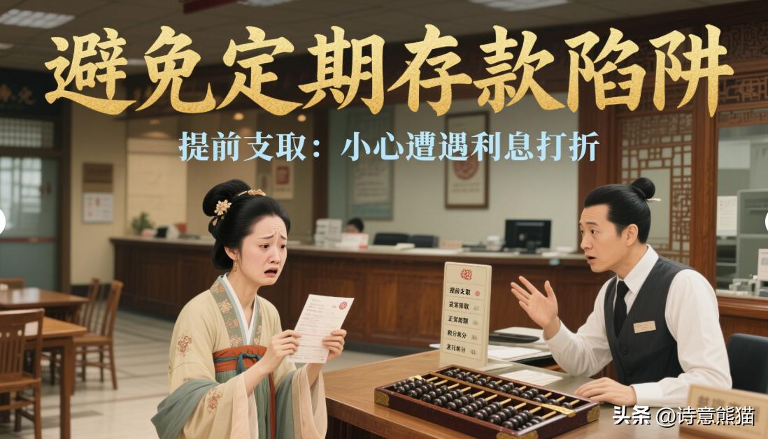 银行员工提醒:定期存款年利率有“陷阱”,这样存收益或许更高(图4) 存款收益最大化技巧_定期存款陷阱避免_定期存款3个月利息怎么算