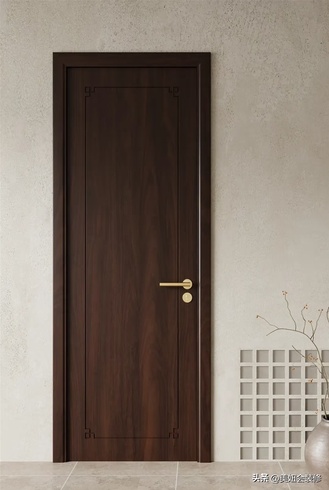 门套怎样做才好看?小细节决定大颜值,这篇门套避坑攻略值得看!(图22) 门套设计要点_门套拼接方式45度拼_中门户型装修
