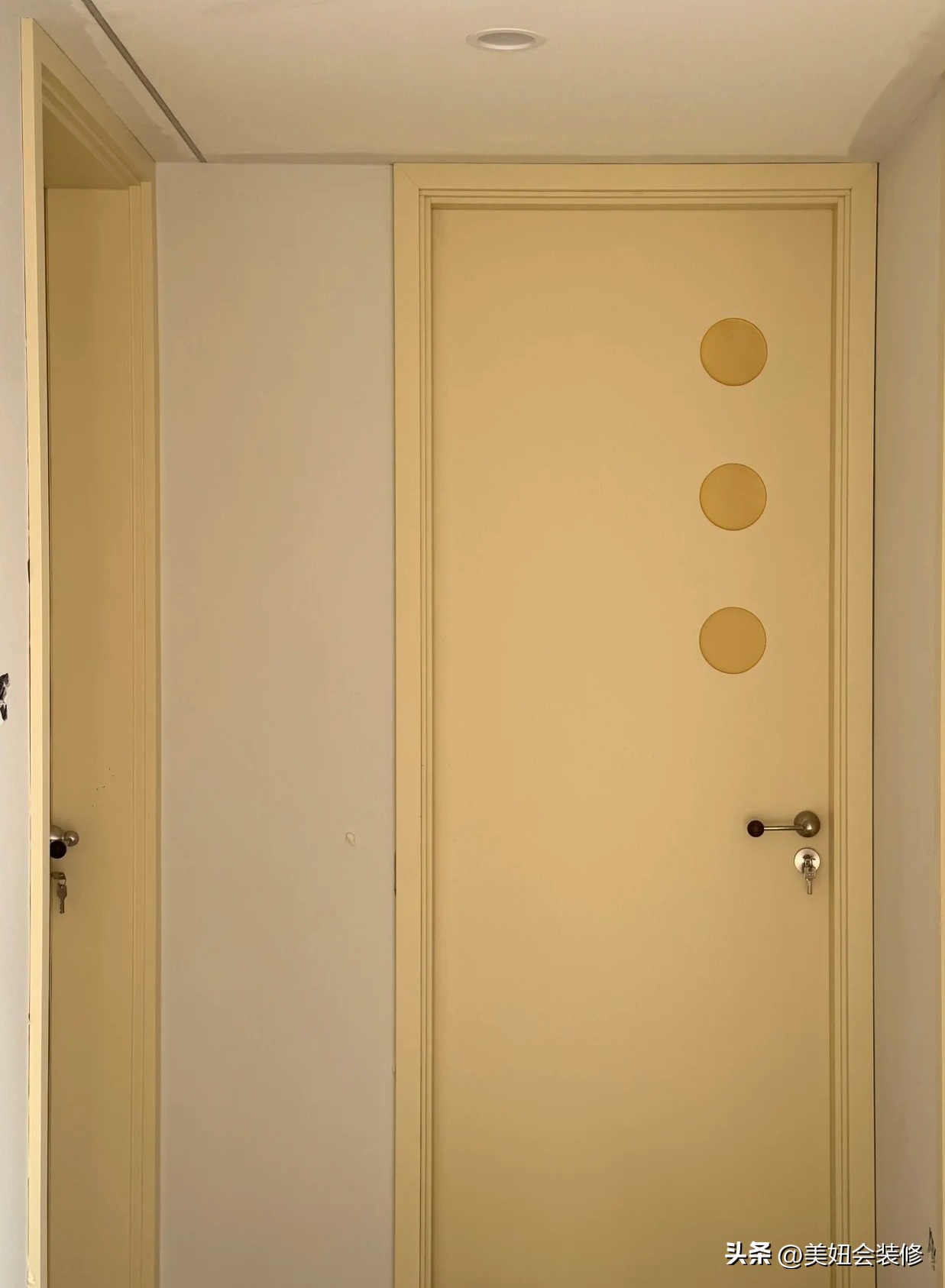 门套怎样做才好看?小细节决定大颜值,这篇门套避坑攻略值得看!(图28) 中门户型装修_门套设计要点_门套拼接方式45度拼