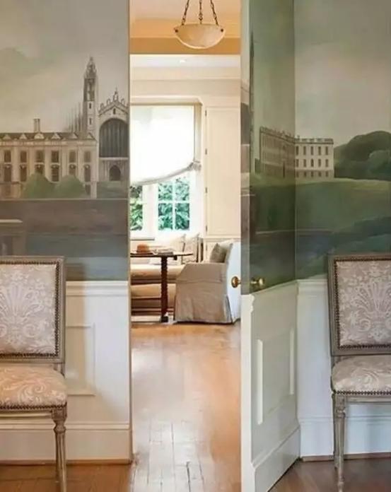 创意吊轨门设计_中门户型装修_多功能隐形门应用