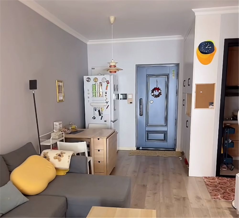 深圳90后小夫妻婚房：将50㎡小家重新装修，两室一厅太舒适了