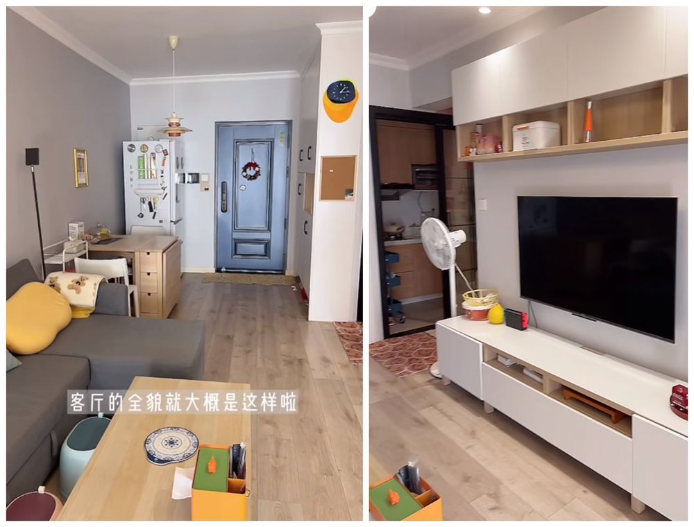 中门户型装修_深圳50㎡婚房装修_90后夫妻小户型设计