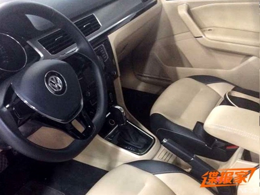 一汽-大众全新宝来内饰谍照_一汽大众全新宝来报价_新宝来内饰设计风格