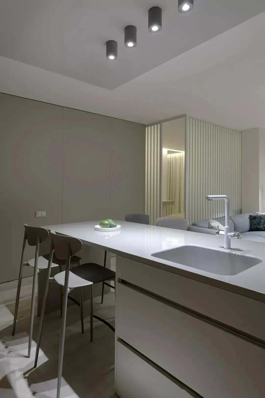 53平米一室户空间利用_装修风格现代简约客厅_现代简约一居室装修设计