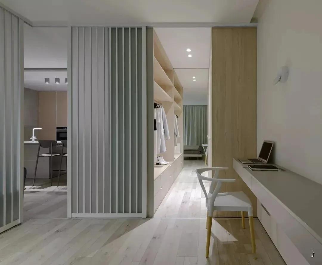 53平米一室户空间利用_现代简约一居室装修设计_装修风格现代简约客厅