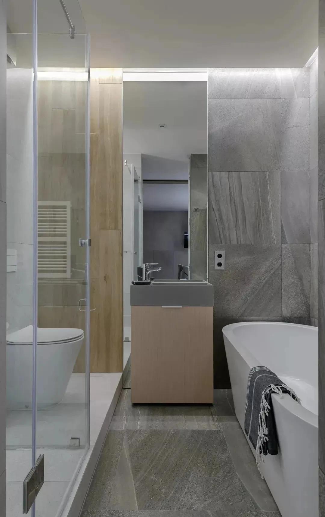 53平米一室户空间利用_现代简约一居室装修设计_装修风格现代简约客厅