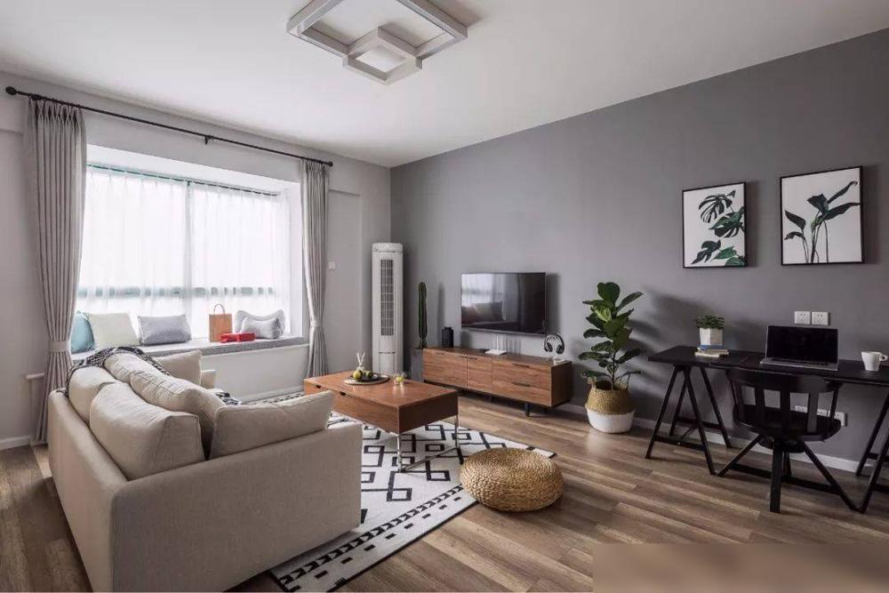 现在年轻人装修,为啥都在客厅死磕窗帘?(图15) 装修风格现代简约客厅_年轻人窗帘装修趋势_窗帘选择技巧