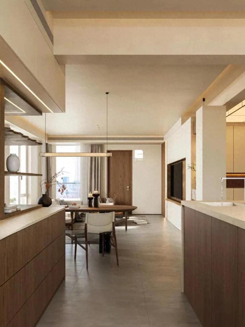 客厅极简装修实景：简约而不简单，打造高级舒适空间