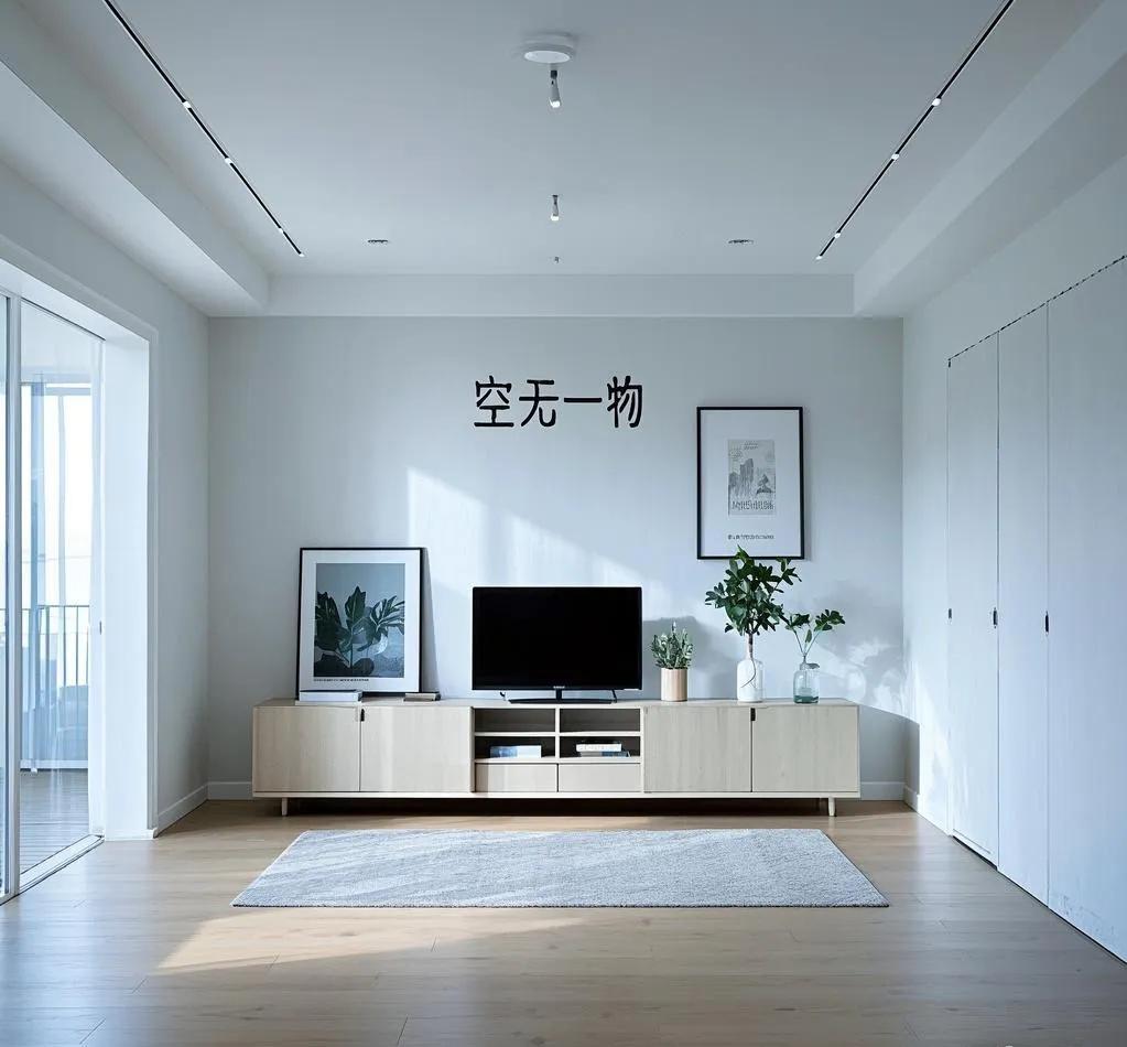 客厅极简装修实景:简约而不简单,打造高级舒适空间(图4) 装修风格现代简约客厅_极简主义客厅装修案例_现代极简风装修104平米