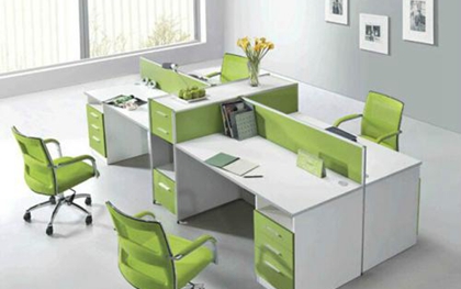 广州办公家具厂如何让办公家具与环境相协调?(图2) 办公桌定制,职员办公桌