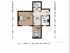 甜水园北里中楼层1居室,有电梯南北通透,交通便利商圈发达(图81) 北京朝阳甜水园甜水园北里 2室1厅1卫出租房源真实图片
