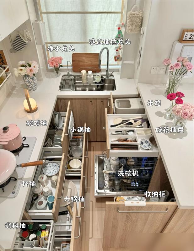 安徽一户人家厨房火了,一进去就不想出来了,那叫一个高级,晒晒(图2) 小厨房设计_餐厅墙面pvc贴_开放式厨房改造