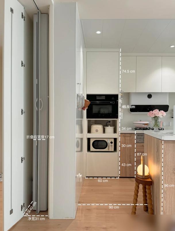 安徽一户人家厨房火了,一进去就不想出来了,那叫一个高级,晒晒(图3) 开放式厨房改造_小厨房设计_餐厅墙面pvc贴