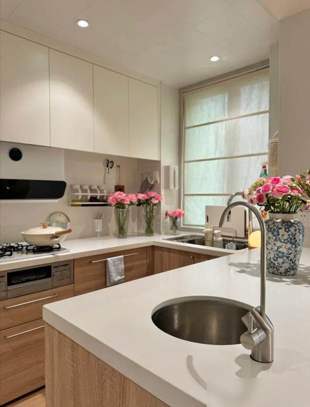 安徽一户人家厨房火了,一进去就不想出来了,那叫一个高级,晒晒(图9) 开放式厨房改造_餐厅墙面pvc贴_小厨房设计