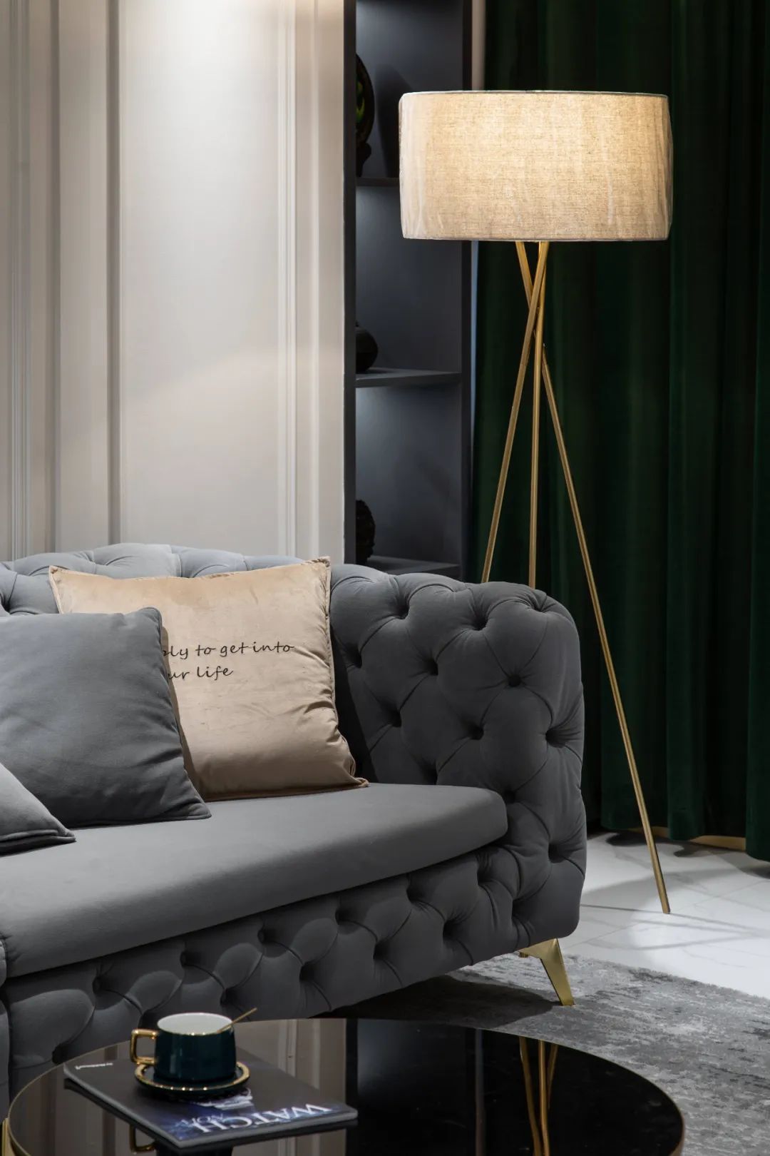 360㎡现代轻奢,有琴房、有舞蹈室,设计很情趣!(图5) 少儿舞蹈房装修效果图_现代轻奢家居设计_艺术人士住宅装修